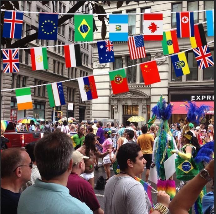 MARFOREVER outdoor banner decor elevates celebrations with international color.