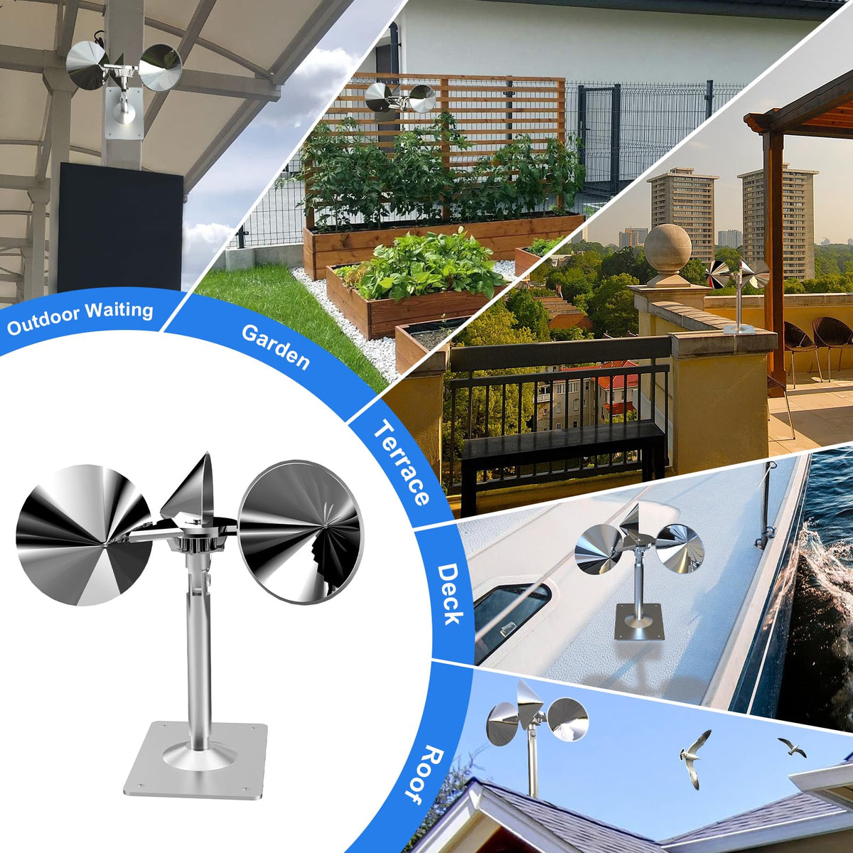 Marketty 2-pack provides broad coverage across larger outdoor areas