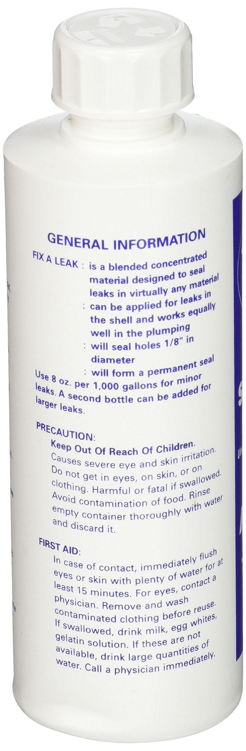 Marlig Fix-A-Leak used in pool or spa to seal leaks efficiently.