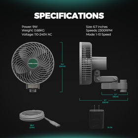 MARS HYDRO M6 low-noise operation keeps tent sounds discreet