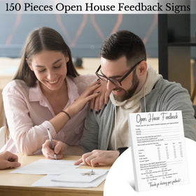 Marspark open-house sign layout presents a warm, professional feel for guests