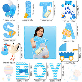 Marsui baby shower yard sign stakes, easy installation for front yard displays