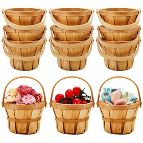 Marsui small wooden berry basket for neat fruit display with rustic charm.
