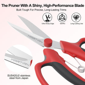 Martian Florist Scissors ergonomic handle designed for comfort