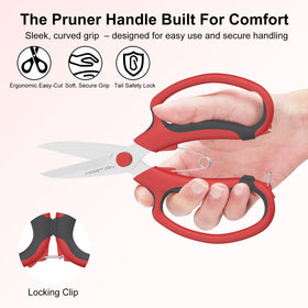 Martian Florist Scissors durable stainless steel body and rust resistance