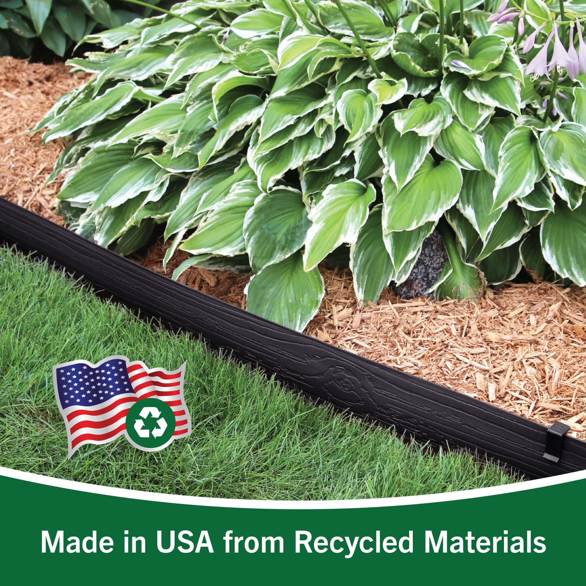 Master Mark flexible edging simplifies installation along curves and irregular zones.