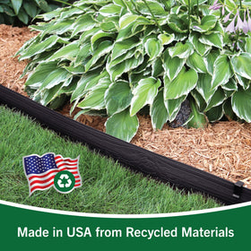 Master Mark flexible edging simplifies installation along curves and irregular zones.