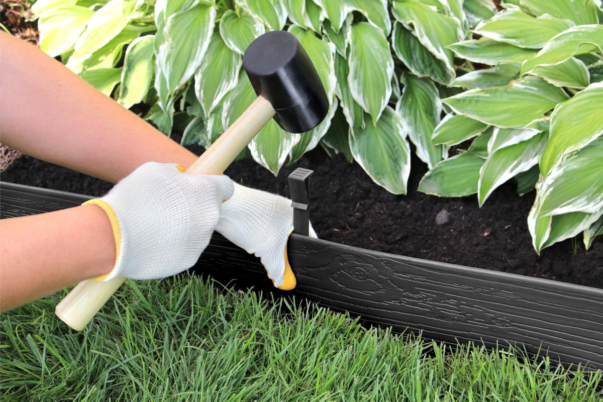Master Mark HDPE edging resists weather for durable, season-long defined edges.