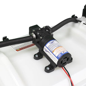 Master Mfg Everflo 1.0 GPM 12V diaphragm pump delivers reliable spraying performance.