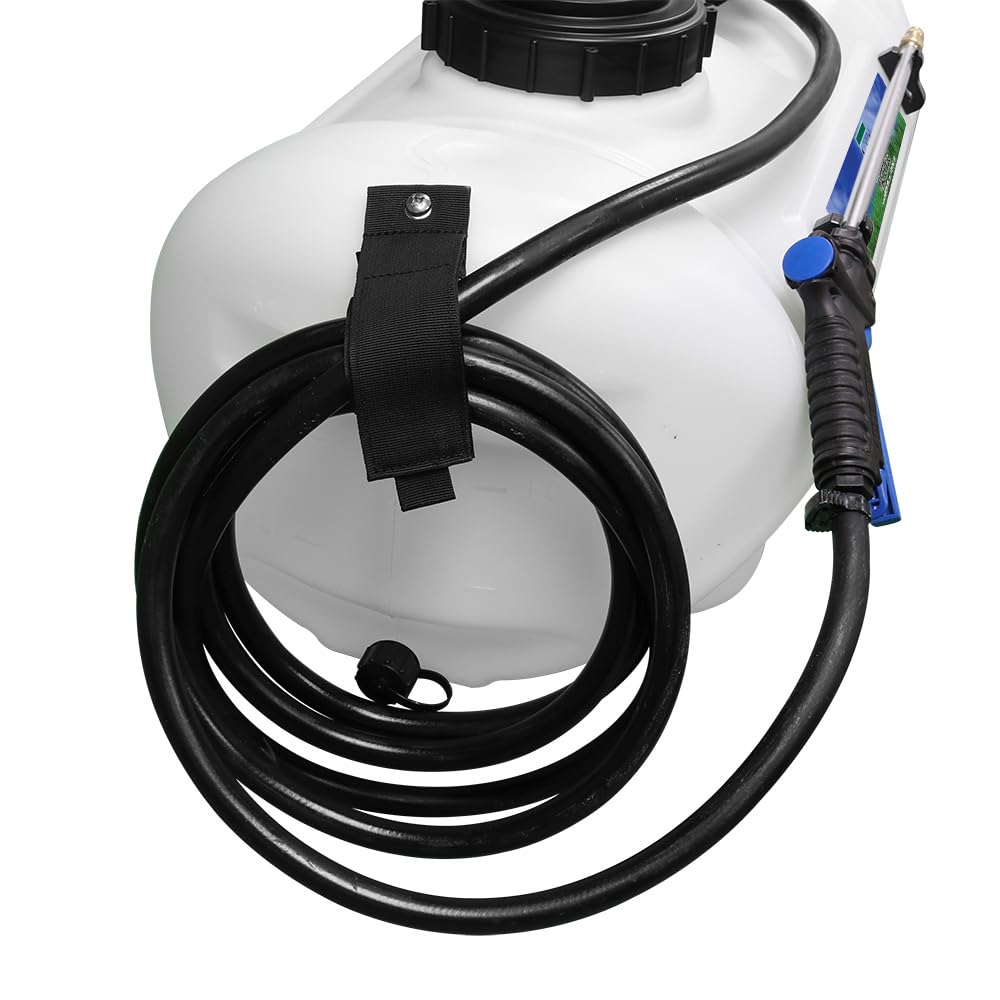 Master Mfg quick grip handles on UV resistant tank for easy transport