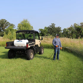 Master Mfg UV-resistant tank endures outdoor use across seasons.