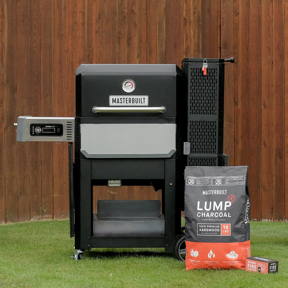 48-count Masterbuilt fire starters box ideal for charcoal grills and fireplaces