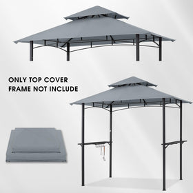 MasterCanopy easy install gray canopy demonstrating quick swap