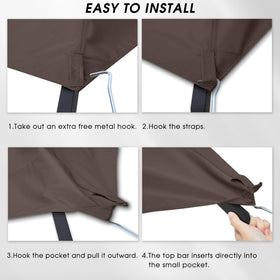 Mastercanopy easy installation for one to two people in minutes.