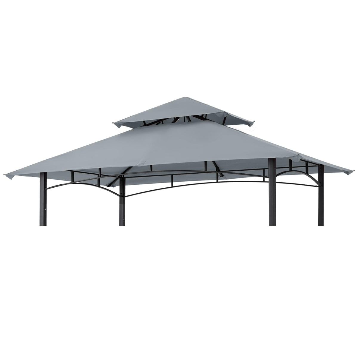 MasterCanopy replacement canopy gray close-up shows durable polyester fabric