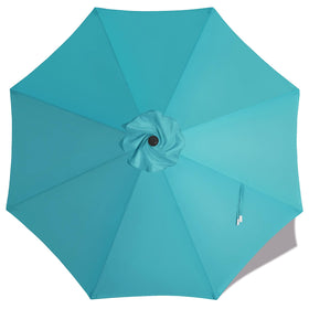 Mastercanopy turquoise 9ft replacement canopy refreshes outdoor shade.