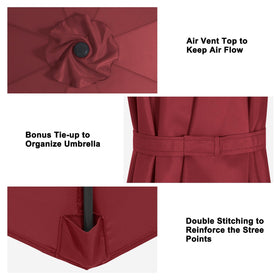 Mastercanopy UV protection and heat reduction for cooler outdoor comfort.