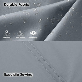 MasterCanopy vented double-tier gray top promotes airflow under gazebo