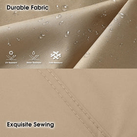 MasterCanopy waterproof polyester fabric close-up highlighting weather resilience.