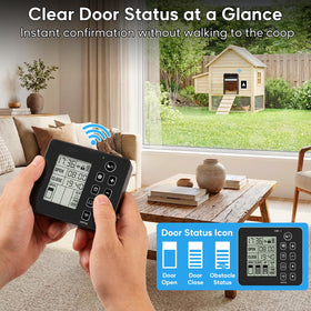 MasterFUN predator alert with 120-degree motion sensor protects the coop at night