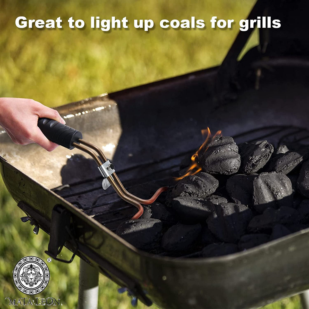 Mata Leon 304 stainless steel coils provide durable charcoal ignition