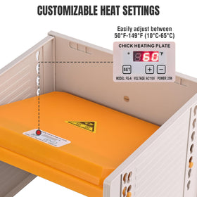 Matalde Brooder Box ground stakes stabilize outdoor use