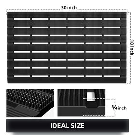 MATALL barefoot-friendly surface provides comfortable footing near pool entry.