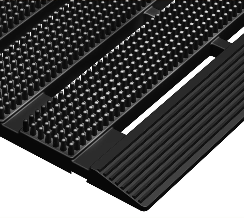 MATALL heavy-duty outdoor mat with non-slip backside for secure entry.