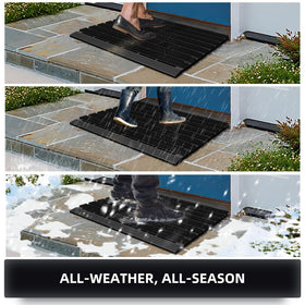 MATALL heavy-weight TPE floor mat offers sturdy footing at 4.85 lb.