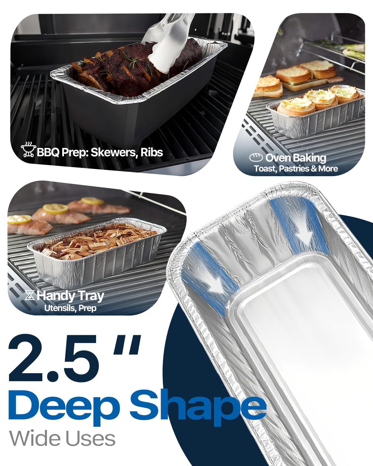 Matchwaves 20 pack grease pan liners ready for grilling sessions