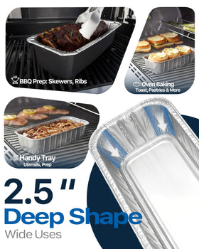 Matchwaves 20 pack grease pan liners ready for grilling sessions