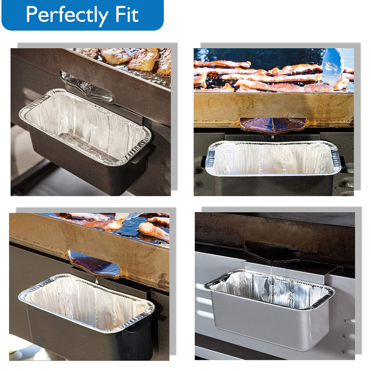 Large backup pack ensures you always have a liner ready for grilling.
