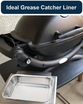 Keeps grill area tidy with less mess during cooking