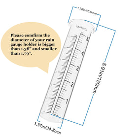 Mateda glass replacement tube shipped in upgrade box for protection