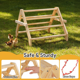 Matutinus natural pine roost perch highlights a smooth surface and durable finish.