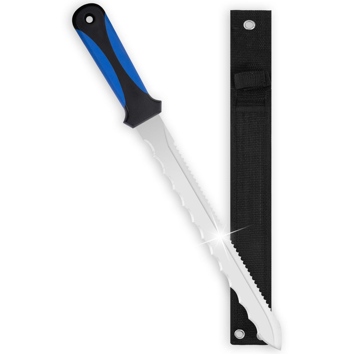 Maudibozz insulated knife with sod cutter blade for outdoor tasks