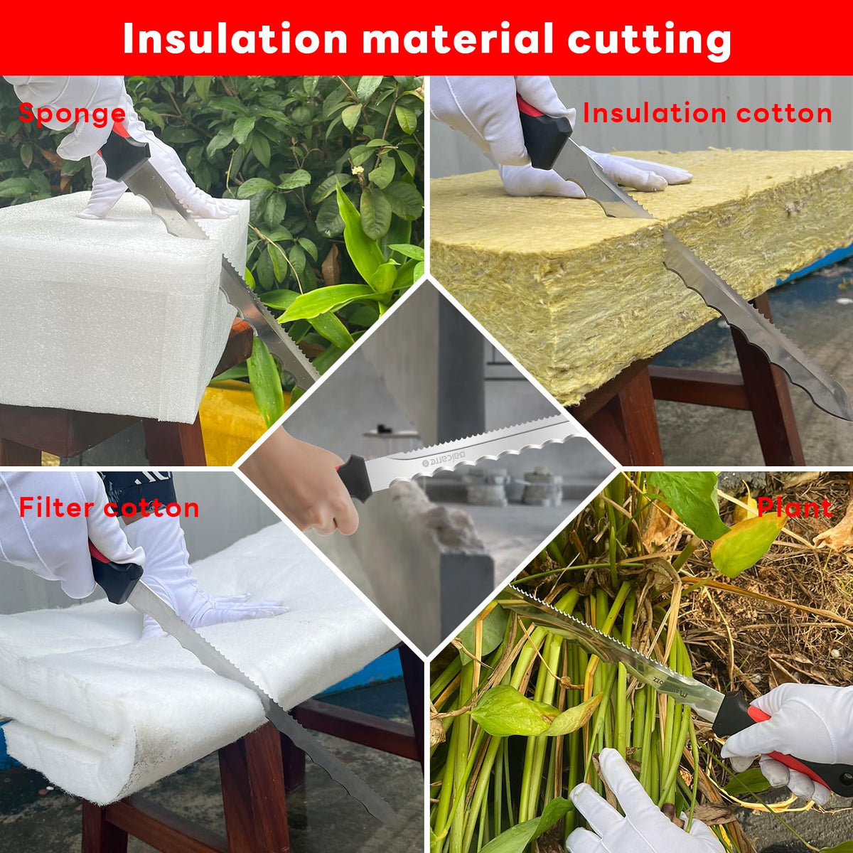 Maudibozz insulation knife safety sleeve and grip help secure operation