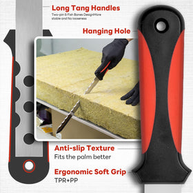 Maudibozz sod cutter knife outdoors-ready with nylon sheath for easy transport