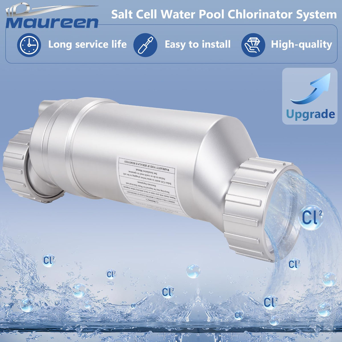 Maureen T-15 salt cell side view highlighting compact PE construction.