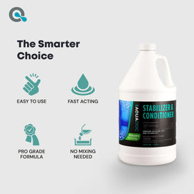 MAV AquaDoc stabilizer for above-ground pools keeps water balanced.