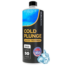 MAV AquaDoc cold plunge bottle pour enables simple weekly dosing for clear water
