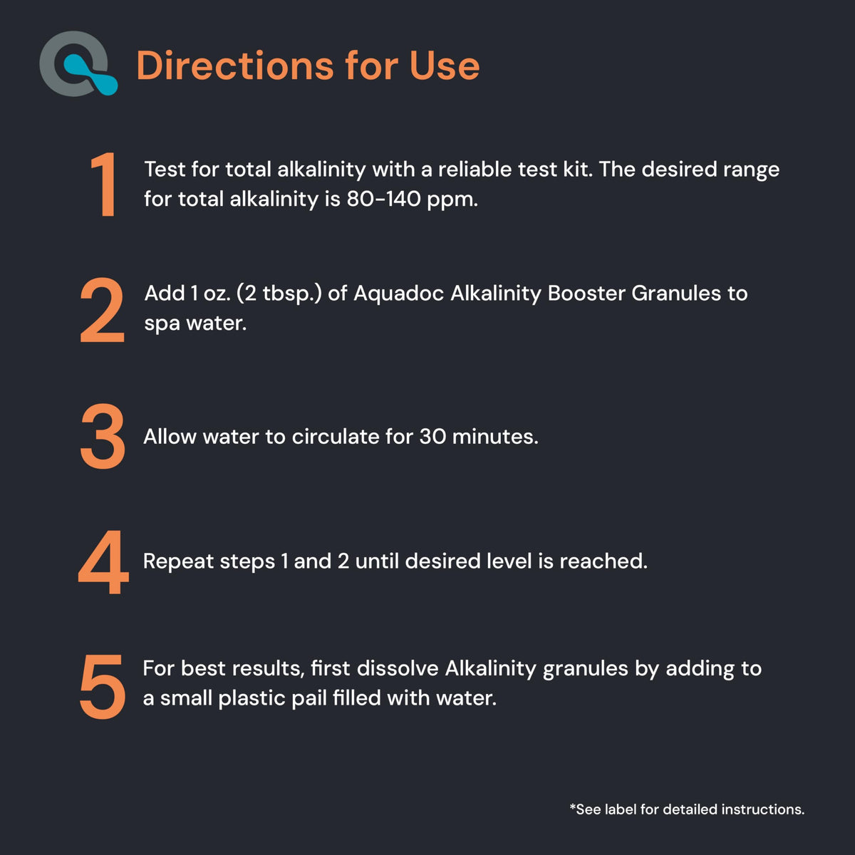 AquaDoc dissolving powder in water demonstrates easy dosing