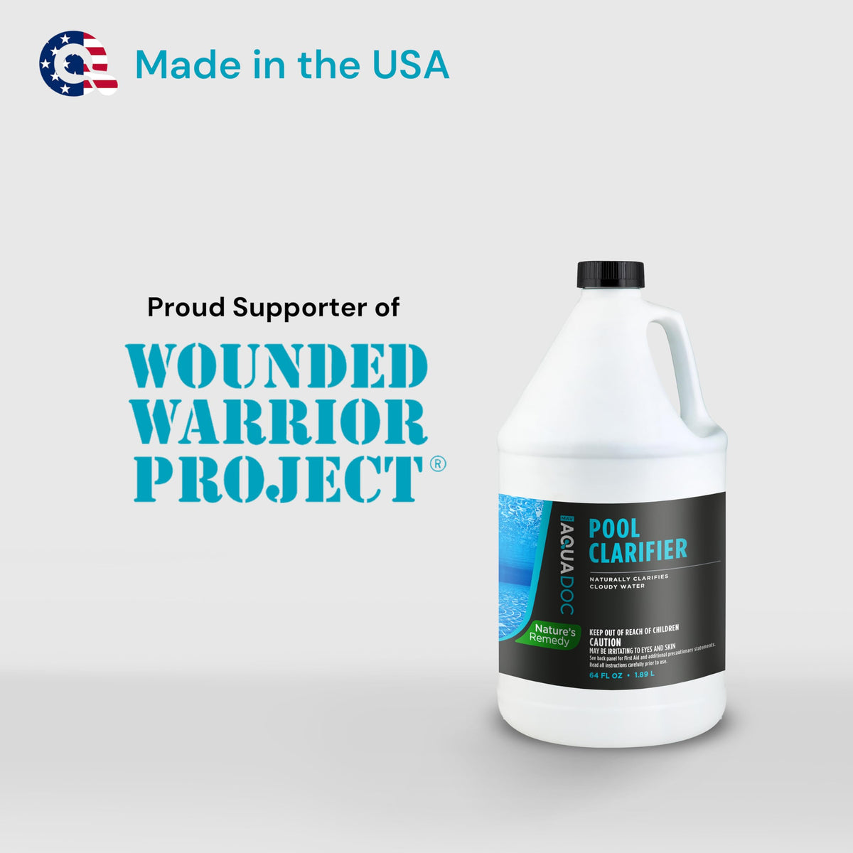 Easy-to-use pour-in formula complements regular pool care routines.