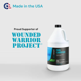 Easy-to-use pour-in formula complements regular pool care routines.
