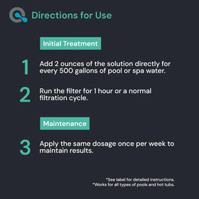 AquaDoc hard-water softener in action helping spa water feel clearer.