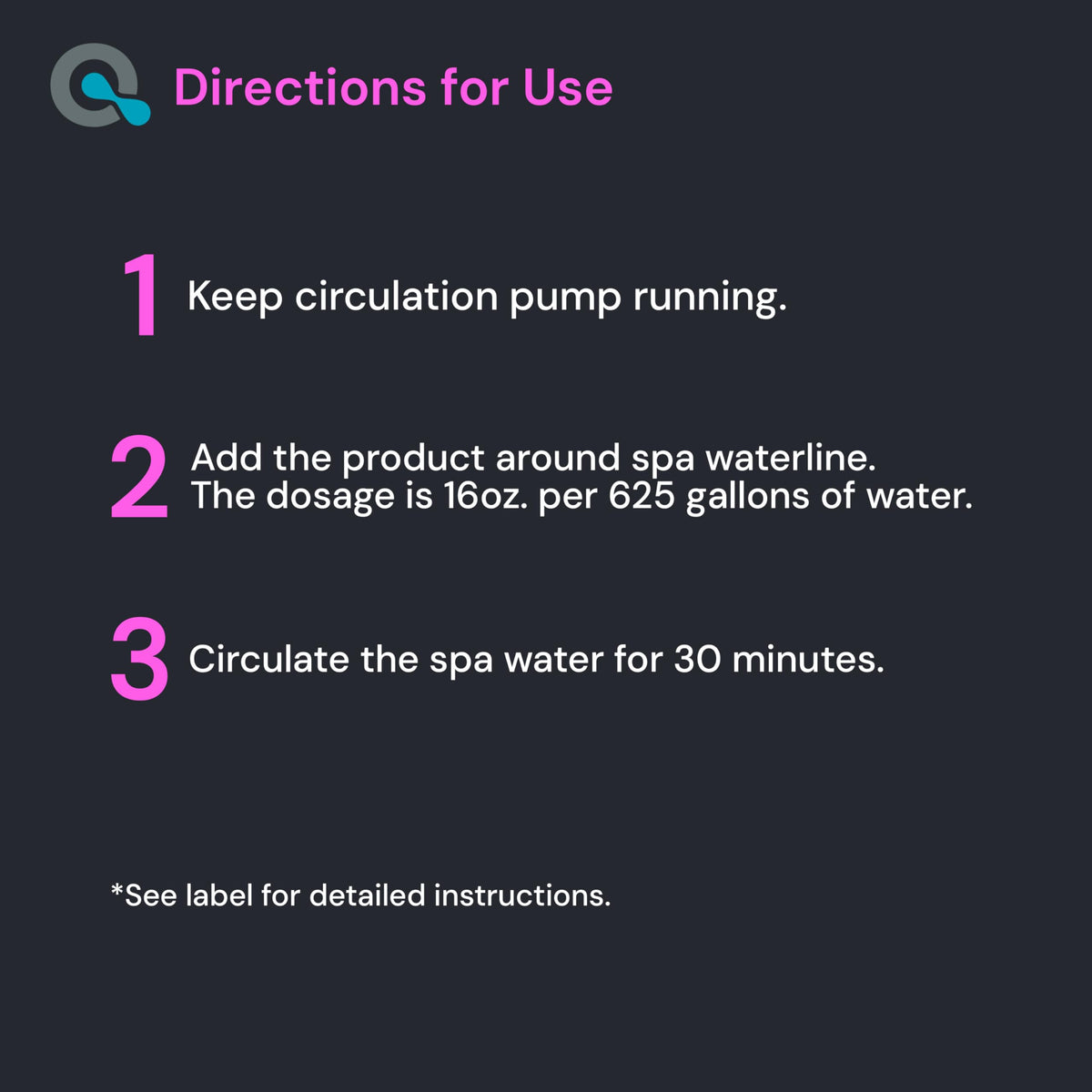 MAV AquaDoc product in use during hot tub maintenance session.