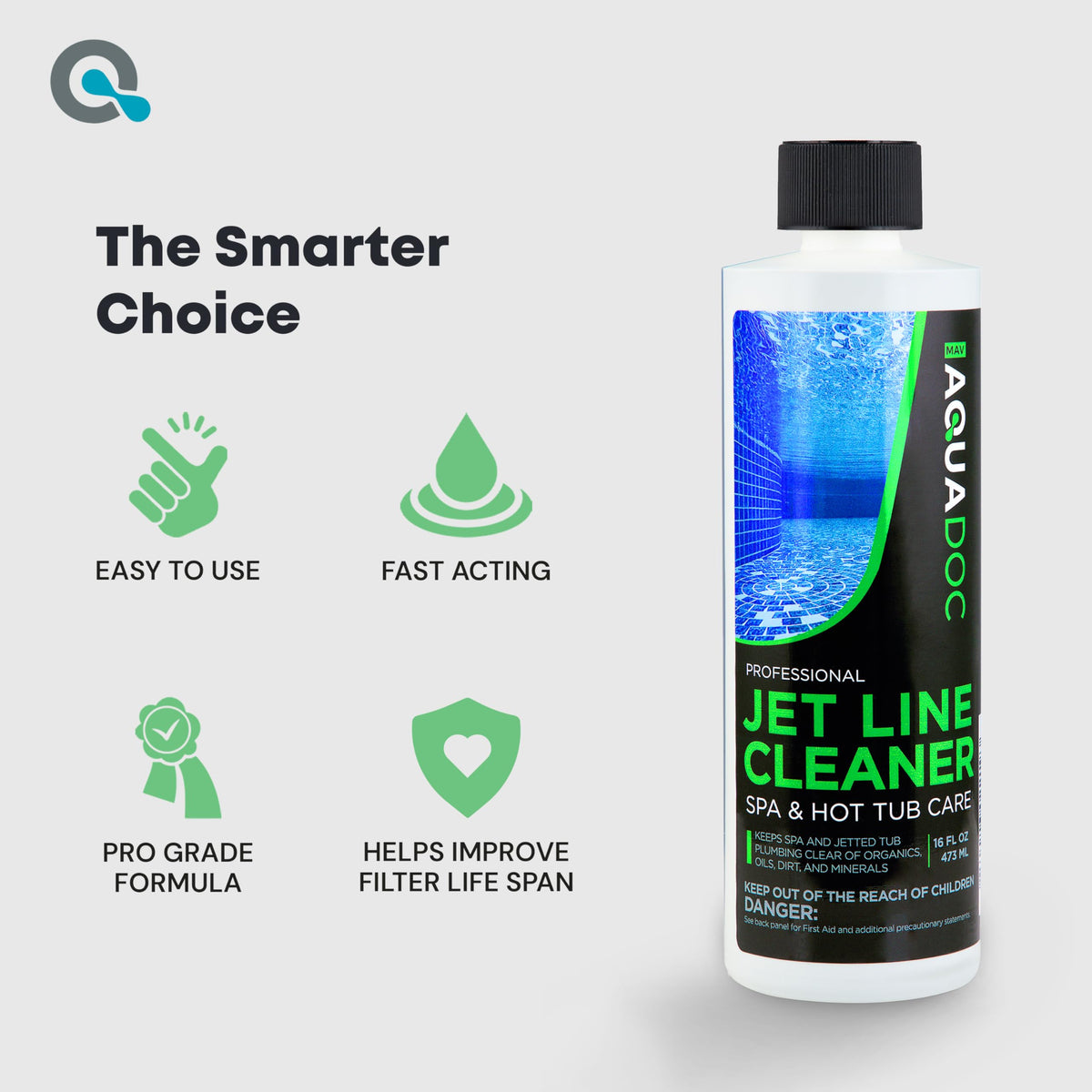 MAV AquaDoc Jet Line Cleaner clears gunk from jet lines