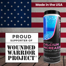 MAV AquaDoc made-in-USA label communicates high-quality hard water booster