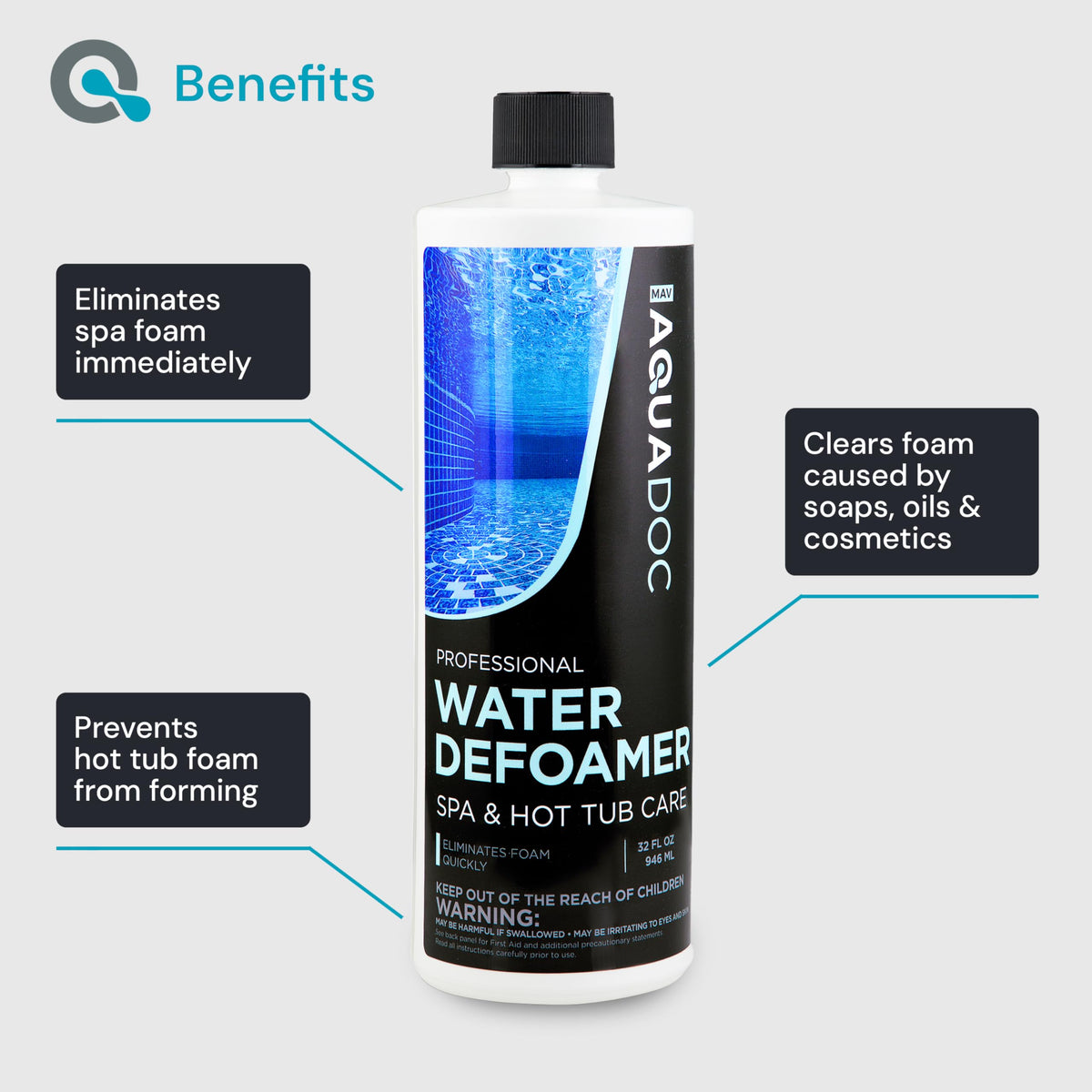 MAV AquaDoc Made-in-USA label signaling domestic production quality.