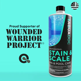 AquaDoc Made in USA label on the bottle for trusted quality.